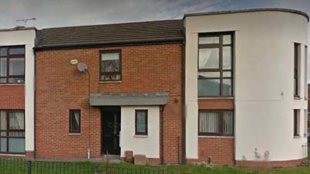 Picture of Queensberry place with a picture of white and normal orange brick