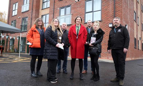 Irwell Valley Staff posing for a photo at the property in bolton 