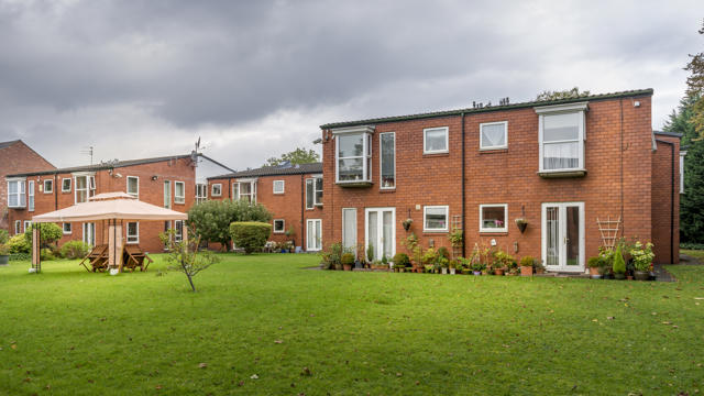 Our property with a large garden